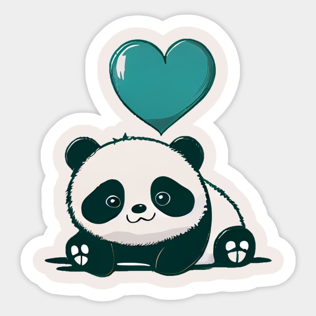 Kawaii Cute Panda Sticker by Pixy Official